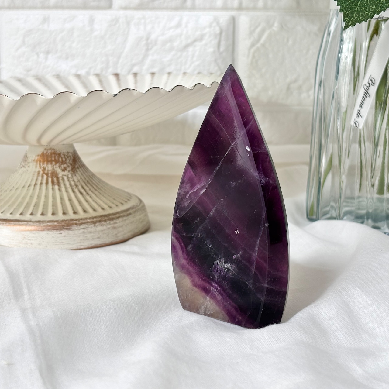 フローライト*250709*天然石*フレイム*置き物*インテリアストーン