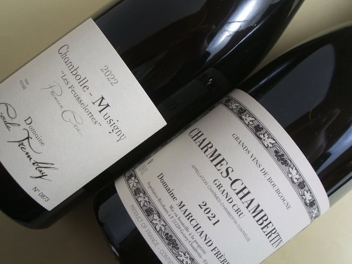 シャンボール・ミュジニー 1級 レ・フスロット 2022年 セシル・トランブレイを含む2本セット