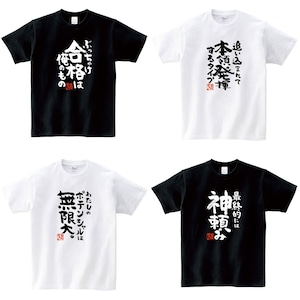 選べるデザイン 合格祈願 ka500-43 大学受験 高校受験 半袖・長袖 勝負願掛け 資格勉強 受験対策 試験対策