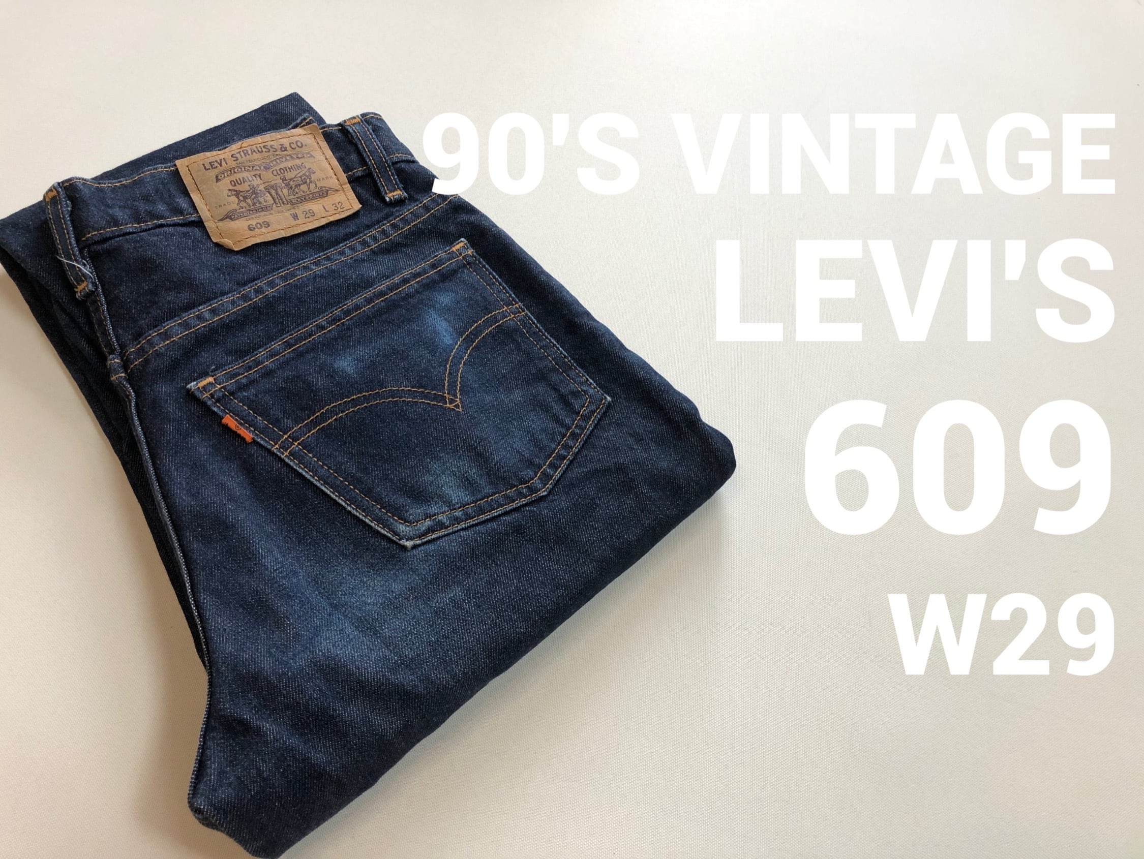90's LEVI'S リーバイス 609 スリムデニム 303 | ＳＥＣＯＮＤ HAND RED