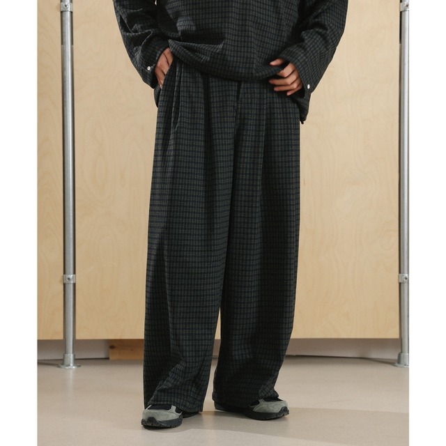 イージールーズ チェックパンツ a-1297