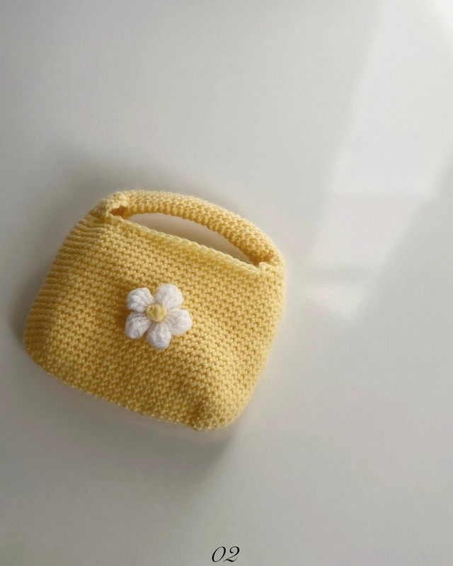 [2 types] flower handbag