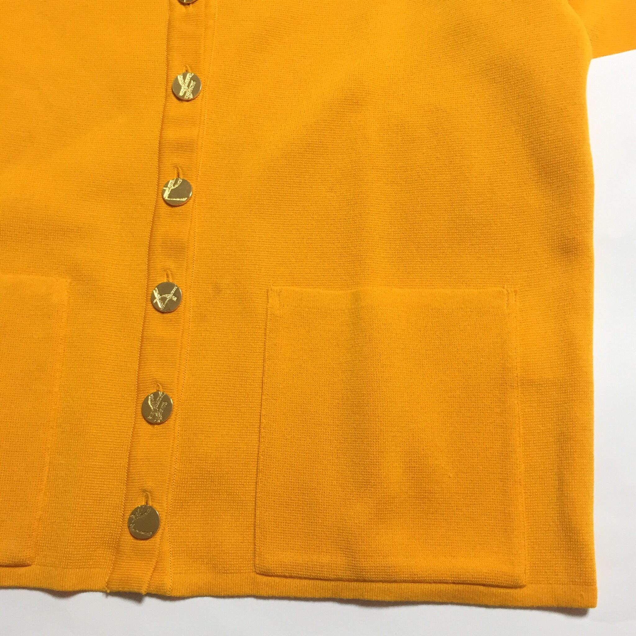 ysl cardigan knit イヴサンローラン ニット カーディガン