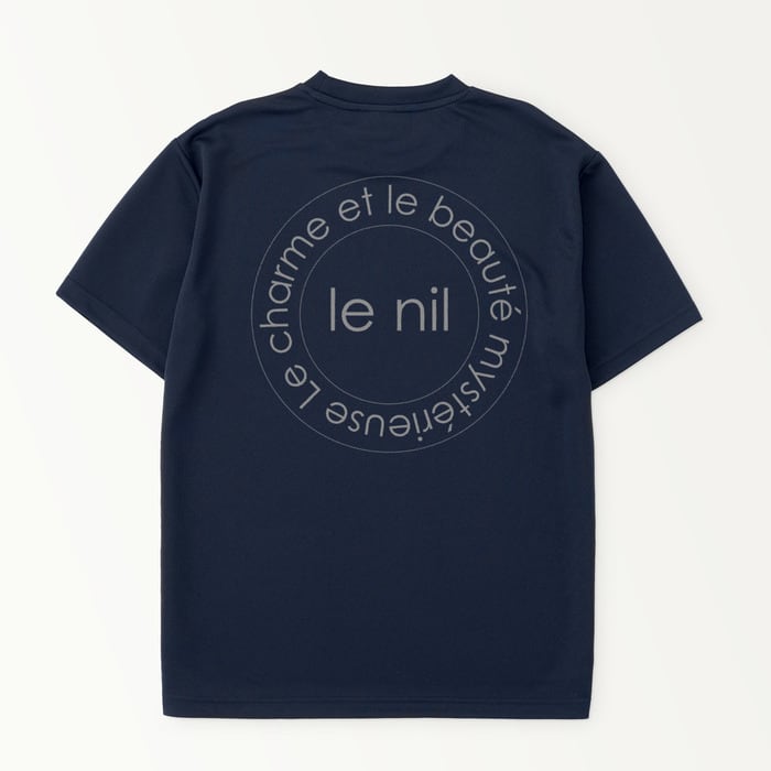 ドライTシャツ[ブラックsports/速乾]バックプリント | le nil