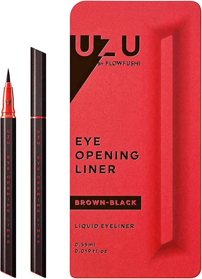 #120送料無料UZU BY FLOWFUSHI (ウズバイフローフシ) アイオープニングライナー [ブラウンブラック]
