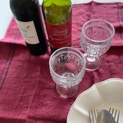 トルション シャルべエディション フランス製「COUNTRY・Medoc(メドック)」 ボルドー色 フランス製 ティータオル 麻100% キッチンクロス CHARVET EDITIONS トルション トーション「COUNTRY」シリーズ リネン 速乾 厚手 高品質