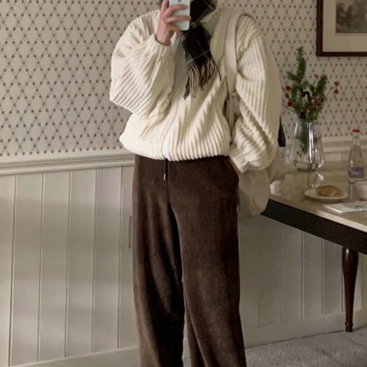 コーデュロイシンプルブルゾン　MT0080355