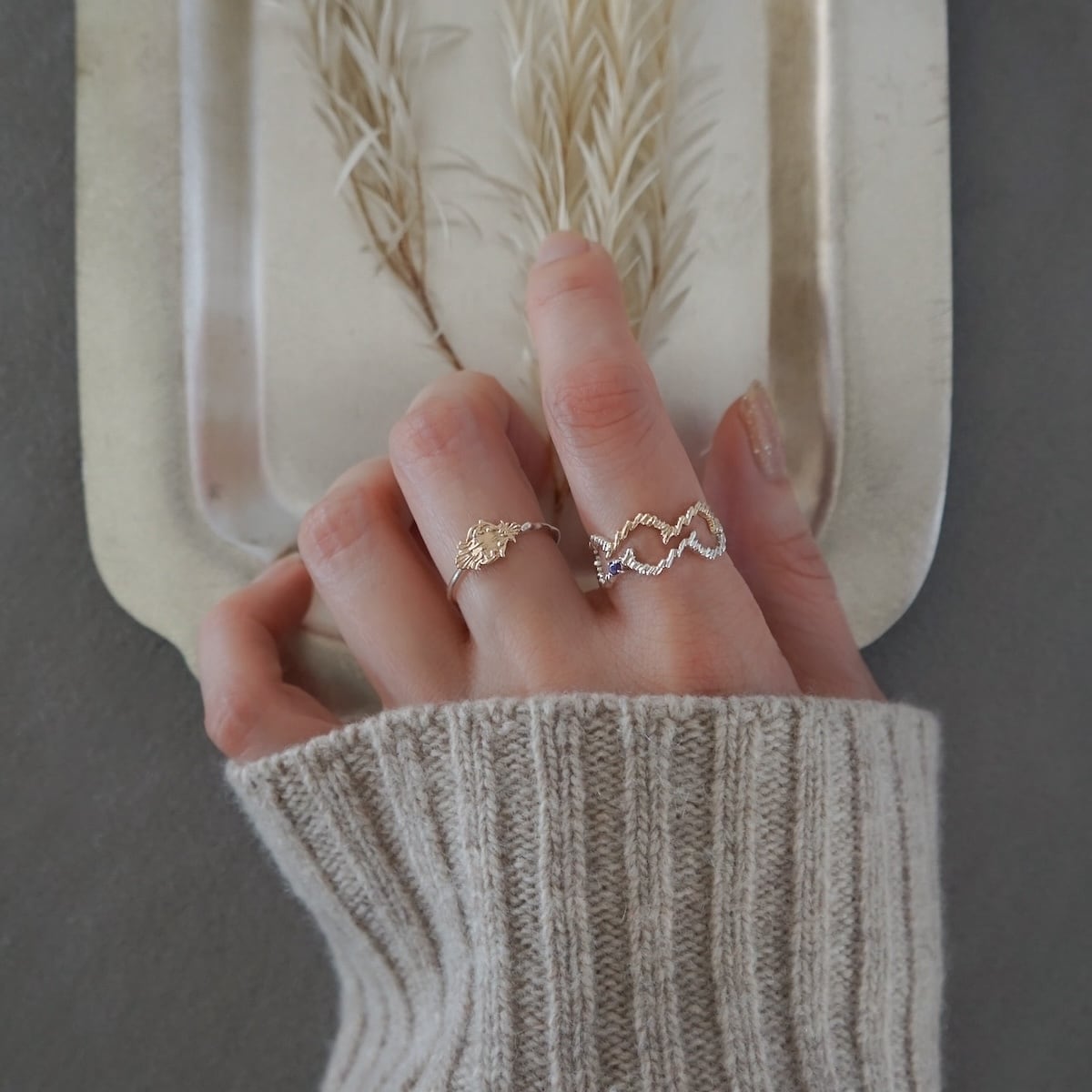 Aquarius 水瓶座 / Amethyst＞zodiac sign ring | MR-138 | KINARIYA