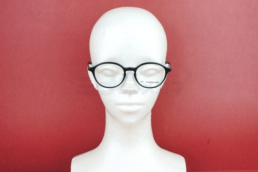 999.9×Ferragamo メガネ SF9014 001 コラボモデル アジアンフィット