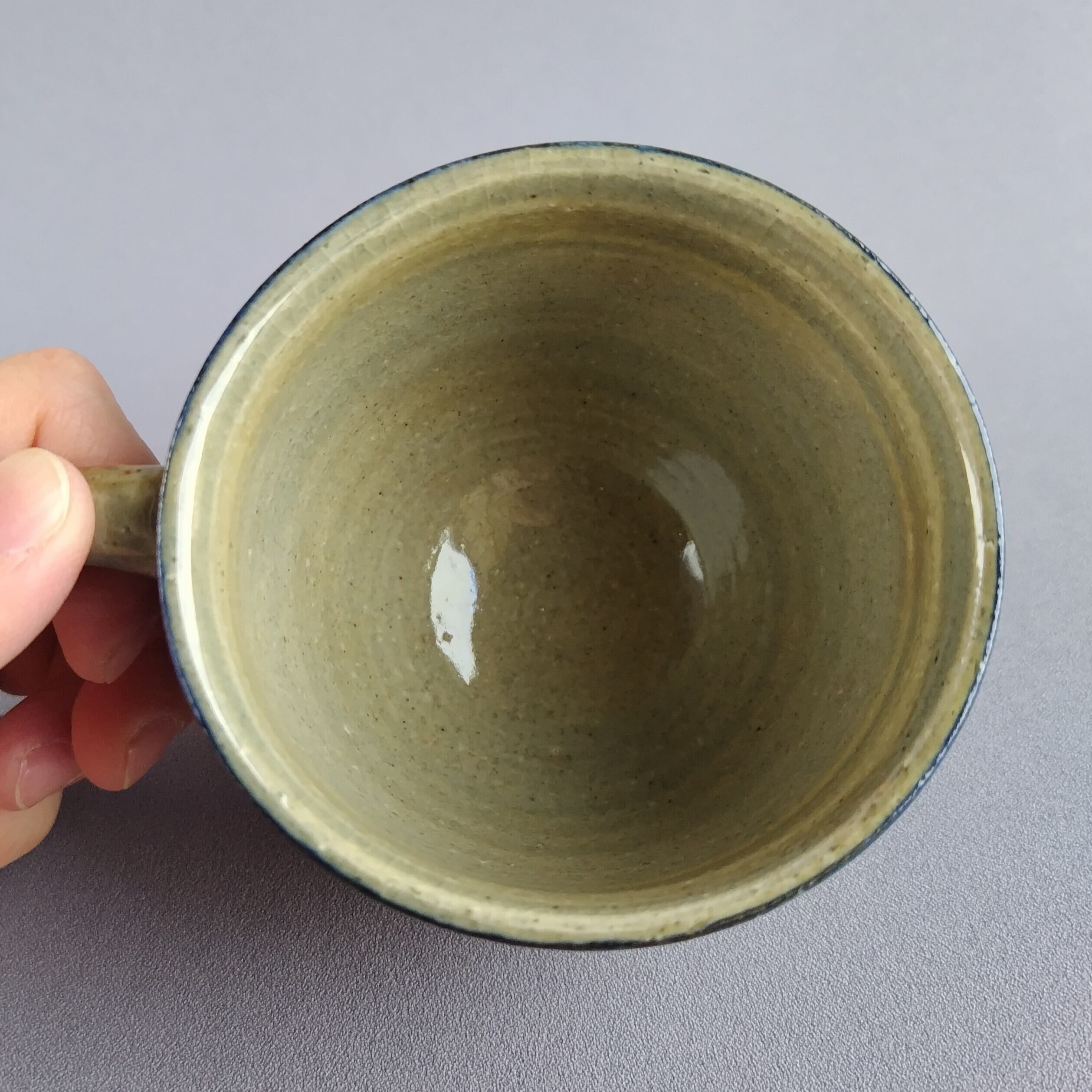 Pottery 黒 化粧 掻き 落とし 壺屋焼 エジプト紋 化粧土 掻き落とし