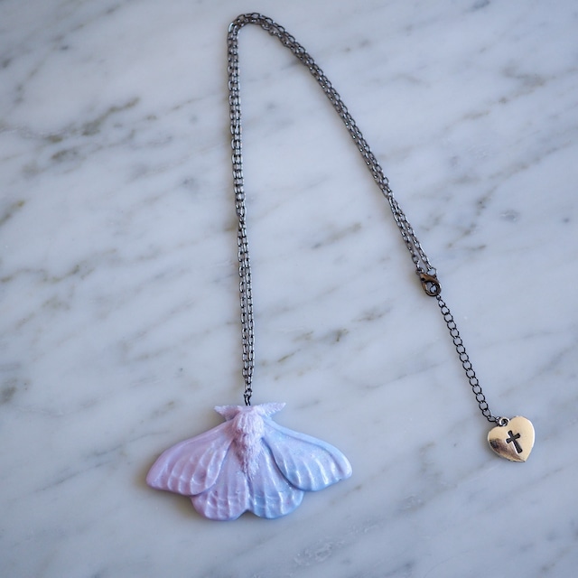 MOS necklace (milk purple)