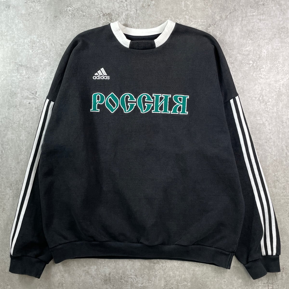 adidas アディダス Gosha Rubchinskiy ブランドロゴ刺繍 スウェット