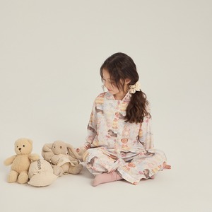 秋アニマル柄パジャマセット