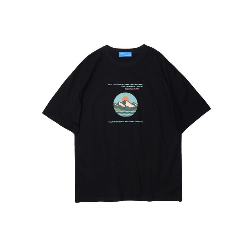 Yidaoヴィンテージ20サマーイーズレトロトレンドTシャツラウンドネック半袖メンズストリートヒップホップルーズTシャツトップ-アリババ ショート ハーフスリーブ 夏物 Oネック ビンテージ hip6-161156253893839