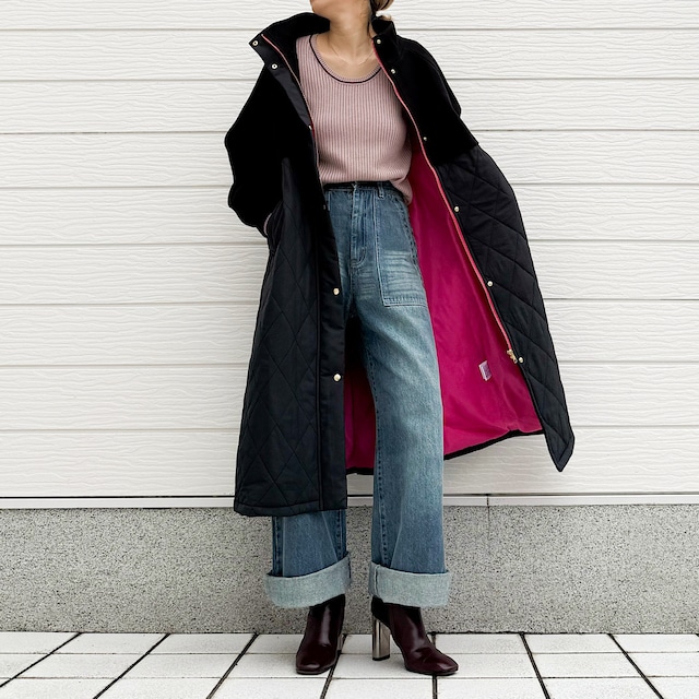 キルトオーバーコート