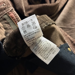 vintage MARITHE FRANCOIS GIRBAUD corduroy pants