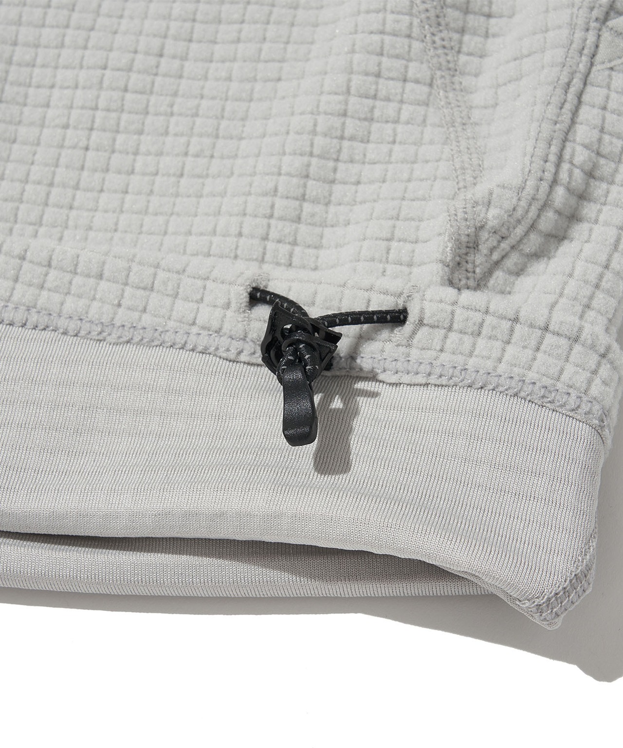 THERMOSQUARE FLEECE ZIP HOODIE_WHITE