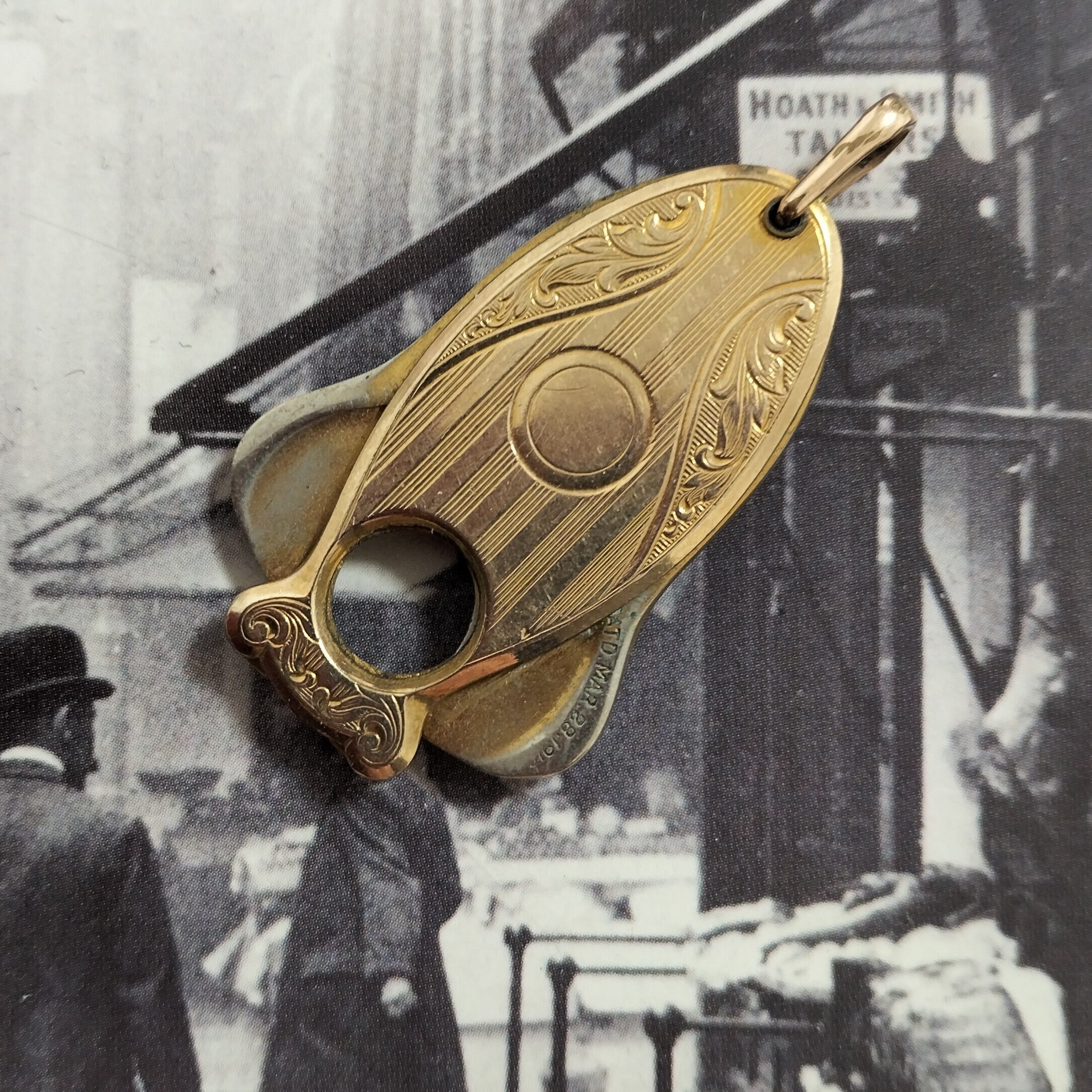 Antique 1910 Cigar Cutter Rocket Shape | Pay ID