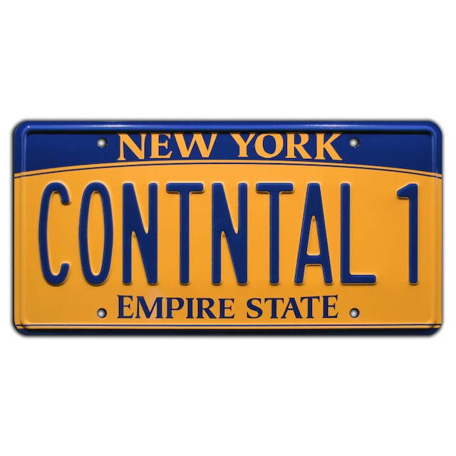 JOHN WICK ナンバープレート　（CONTNTAL 1/NEW YORK）