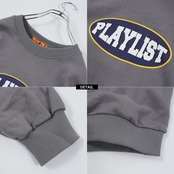 \SALE/◆PLAYLIST ロゴ スウェットシャツ◆kr-22019