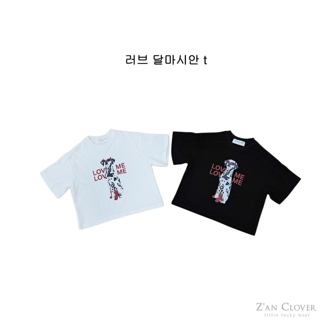 ZAN CLOVER［取寄］love dalmatian tee 26winter