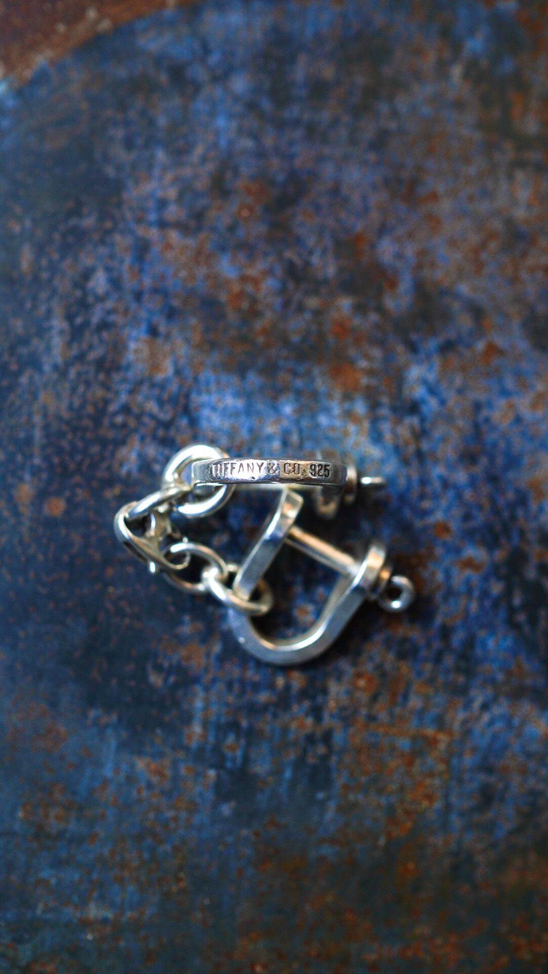 VINTAGE】TIFFANY&Co. ティファニー ダブル シャックル キーリング  