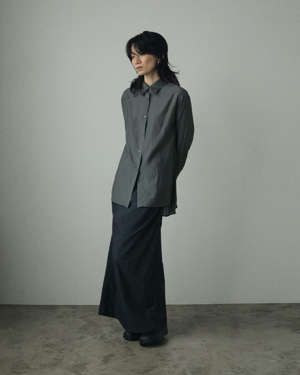 anuke 】Tuck Long Skirt | valance 福井|レディース セレクト anuke 】Tuck Long Skirt | valance 福井|レディース セレクト
