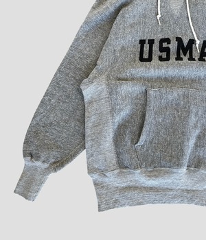 -Champion- Vintage 70s M USMA Reverse Weave Hoodie made in USA