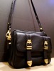 2015★REBECCA MINKOFF レベッカミンコフ M.A.B FlapCrossBody レザー ショルダー バッグ 黒★