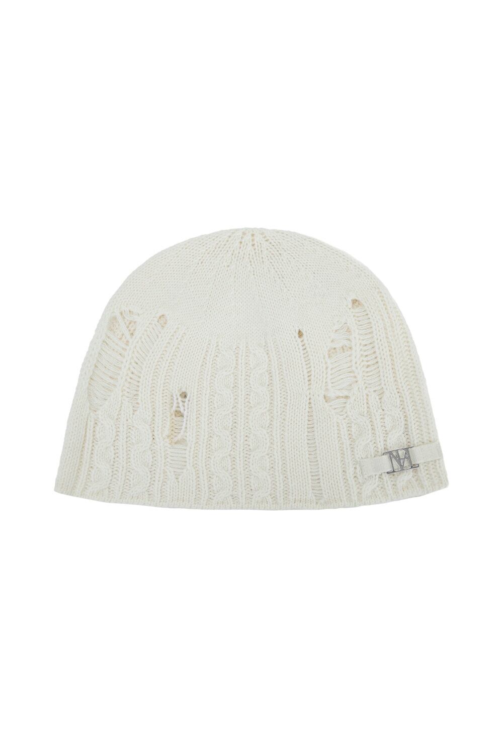 TREEMINGBIRD] TMB Dubre Cable Damage Beanie [ Ivory ] 正規品 韓国
