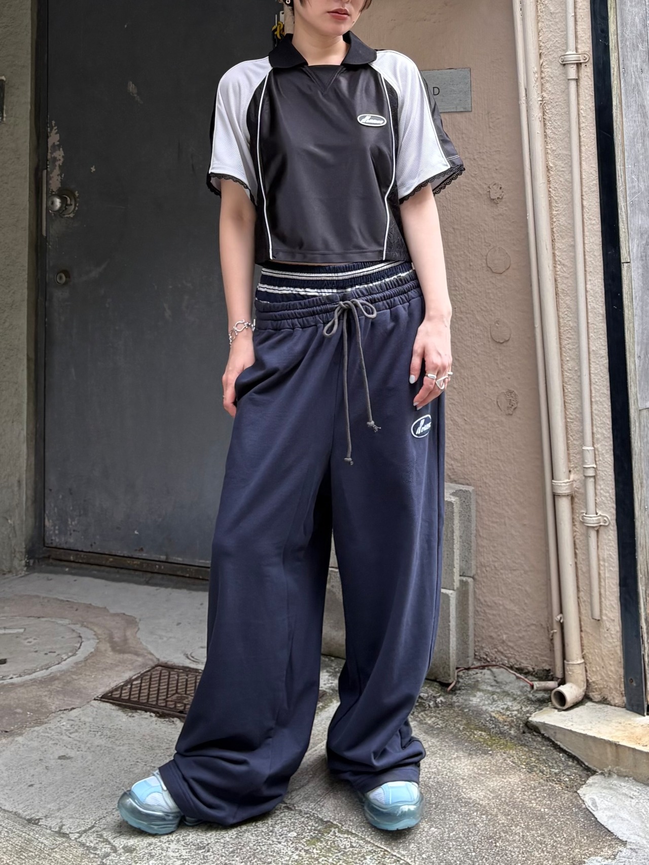 【26AW】WE11DONE ウェルダン / トップス /  CROPPED FOOTBALL JERSEY TOP - 6