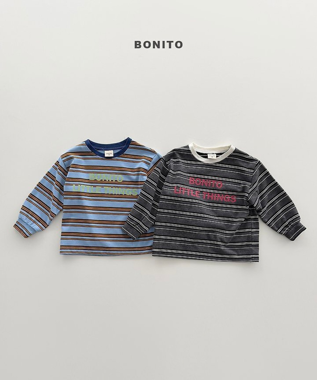 韓国子供服 / BONITO / 26Autumn / ワンポイントロゴTシャツ / 秋服 *12M~JM *