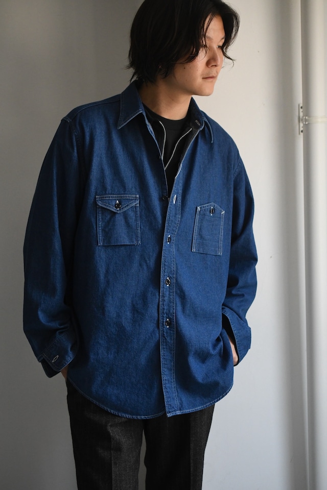 FOUNDOUR / DENIM SHIRT (ONE WASH)