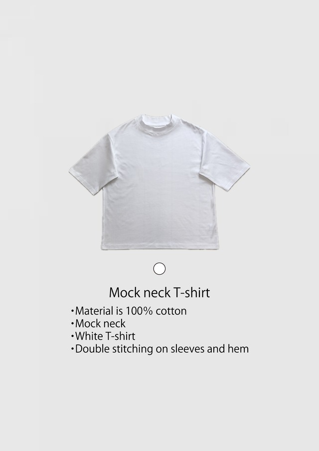 Mock neck T-shirt