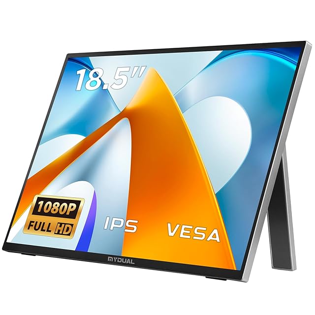 ARZOPA 15.6インチ モバイルディスプレ 3台 + アルミスタンド 付き ディスプレイ・モニター ARZOPA 15.6インチ モバイルディスプレ 3台 +