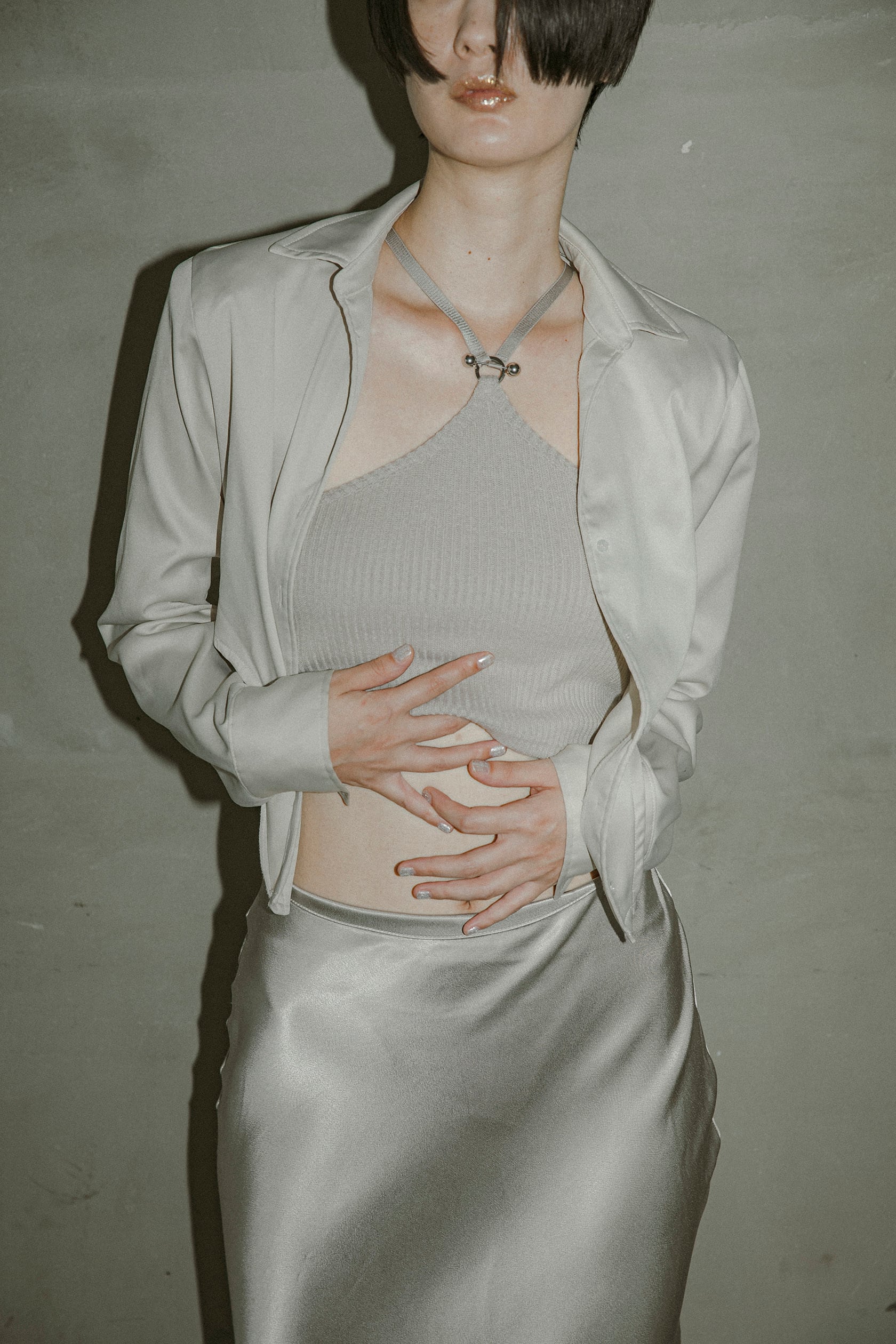 Geminitale ジェミニテール ホルターネックニットキャミソール ホルターネックニットキャミソール | GEMINItale