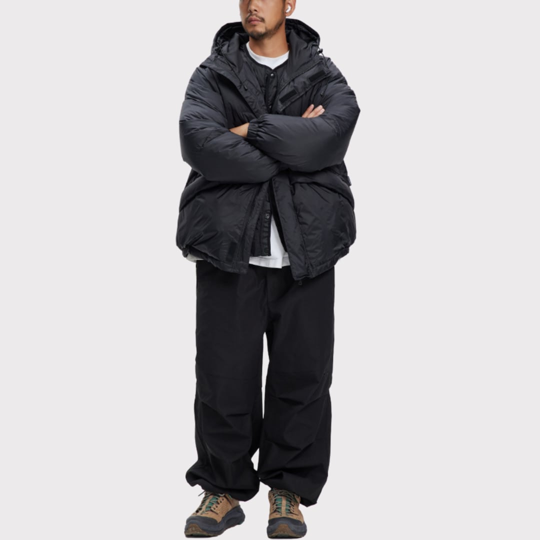 Retro Warm Hooded Down Jacket 2 Colors | SLIREE Retro Warm Hooded Down Jacket 2 Colors | SLIREE