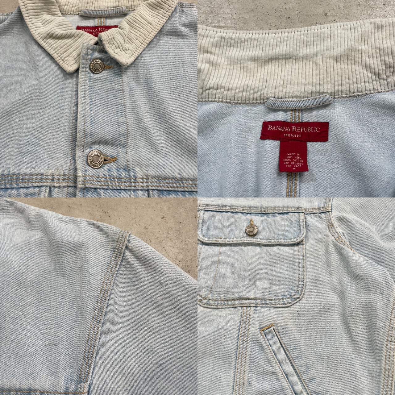 90年代 BANANA REPUBLIC バナナリパブリック デニムジャケット 