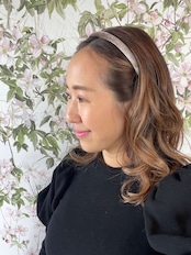 クラシックベロアカチューシャスキニー