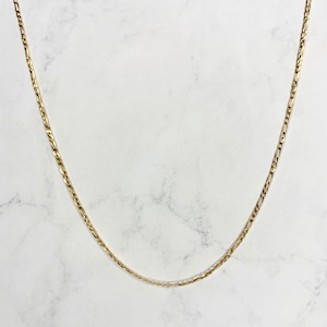 【14K-3-50】18inch 14K real gold chain necklace