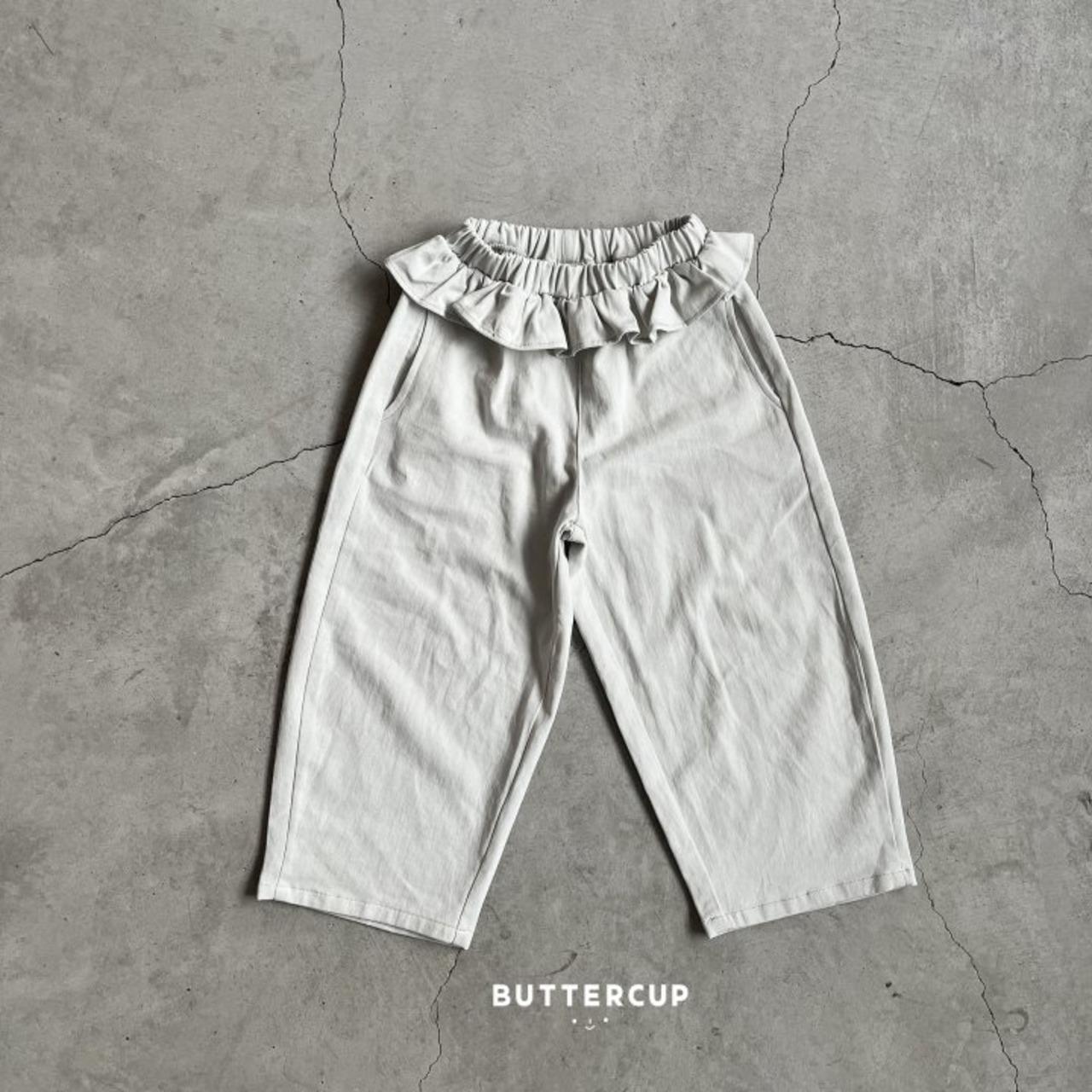 [BUTTERCUP] Frill Curve Pants / [버터컵] 프릴커브팬츠