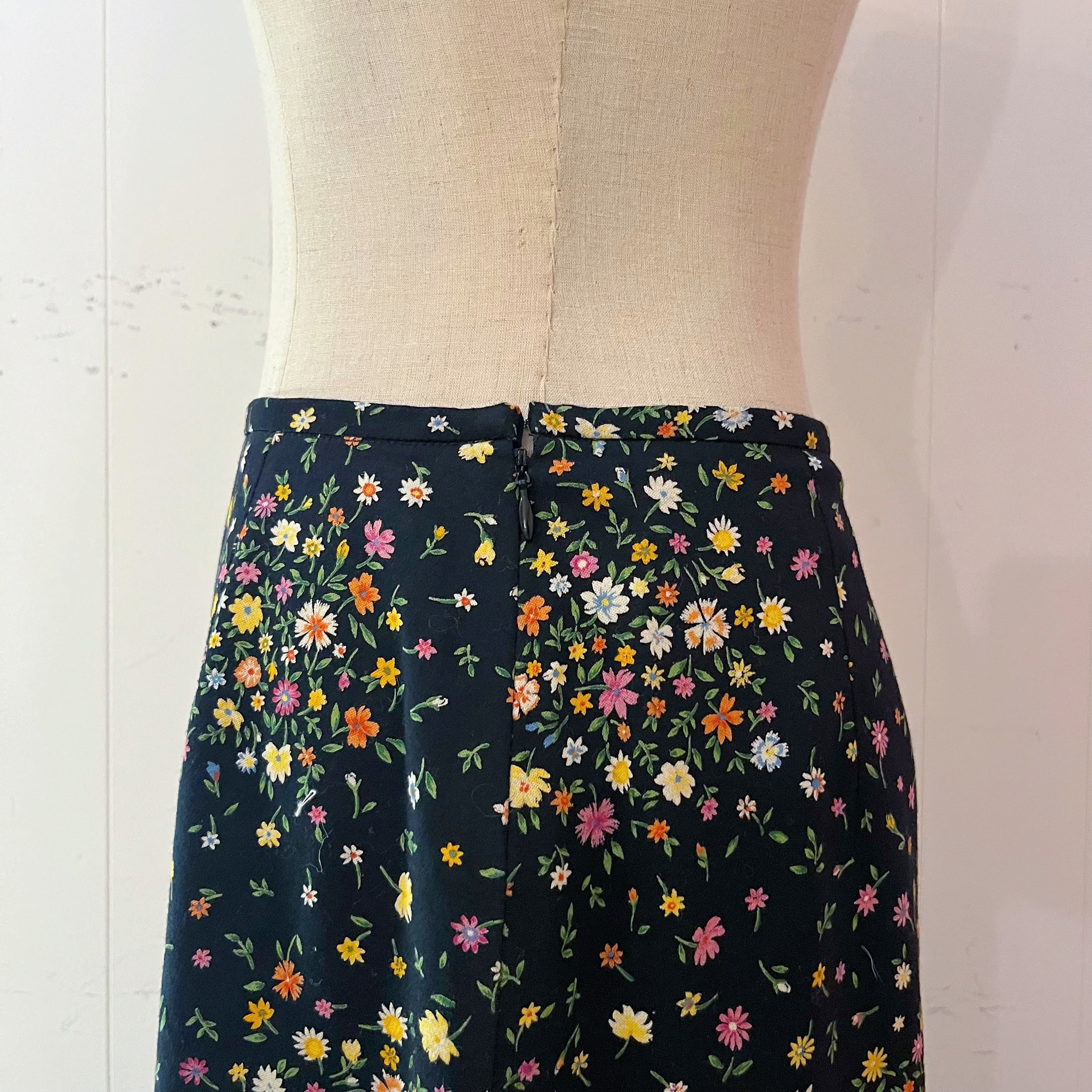 mini colorful flower skirt