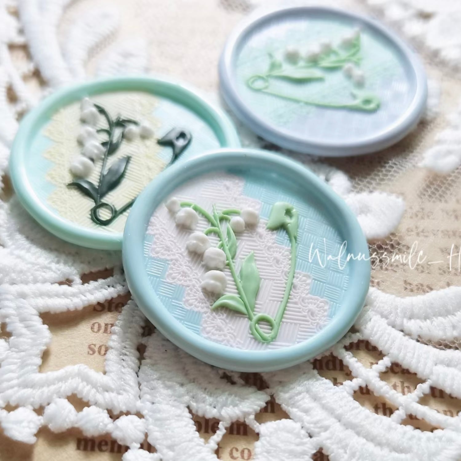 鈴蘭ピン25mm・シーリングスタンプ