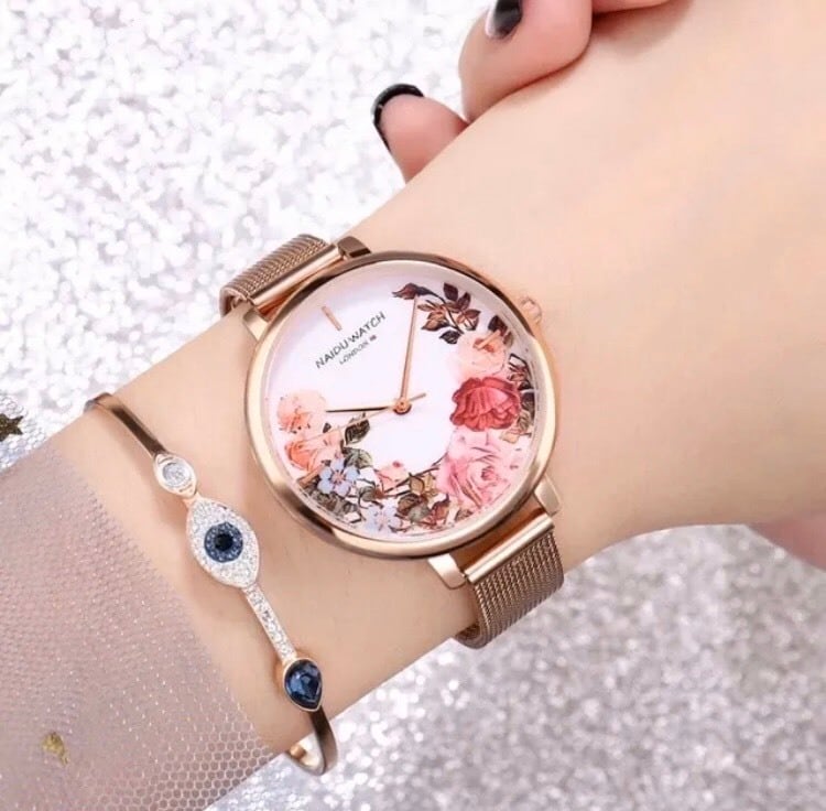 【おしゃれな花柄】腕時計 レディース おしゃれ 高級感 プレゼント