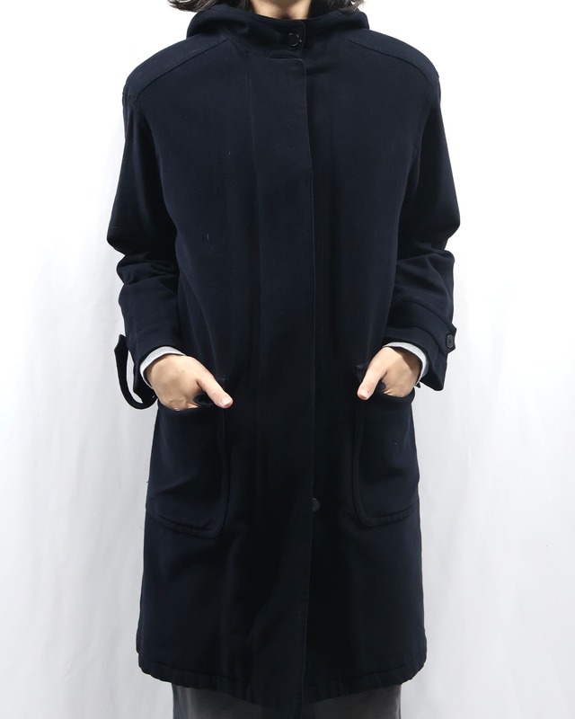 "Calvin Klein" hooded half coat