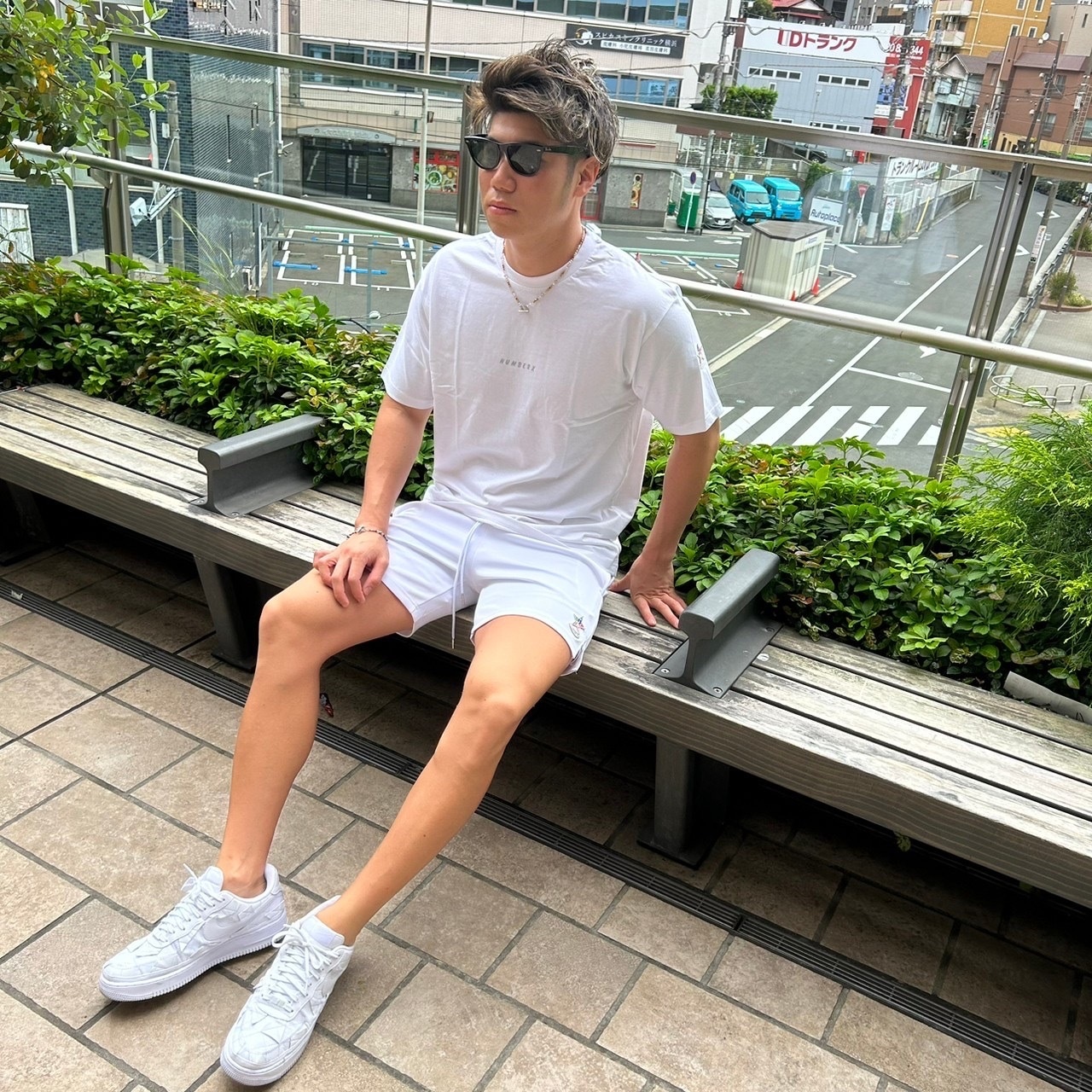 NUMBERX Short pants(ハーフパンツ) "WHITE"