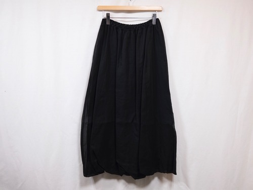 TENNE HANDCRAFTED MODERN  "  organza layered ballon skirts  " Black