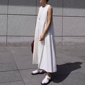 simple linen dress W00110