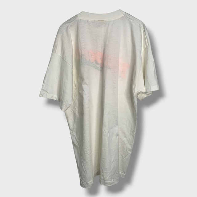 80s Newport ニューポート タバコ銘柄 プリントTシャツ 白 XL