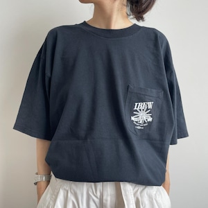 【GF191】 Tシャツ USA製 黒T ブラック ポケT BIGサイズ 90s